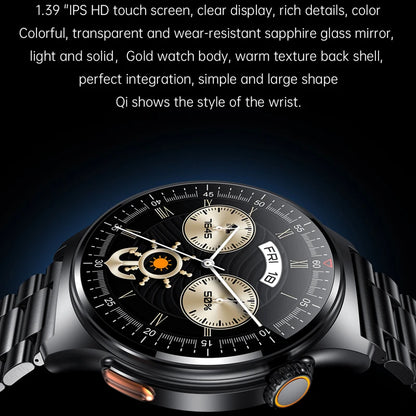 2025 New ECG+PPG Smartwatch Men's NFC Full Screen Touch Health Monitoring Bluetooth Call Smart Watch Android IOS
