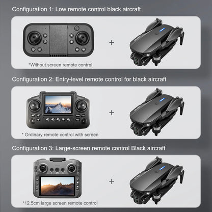 New E88GT Brushless Drone Dual HD Cameras WiFi FPV Foldable Arms Night Navigation Light Remote Control RC Quadcopter Photography