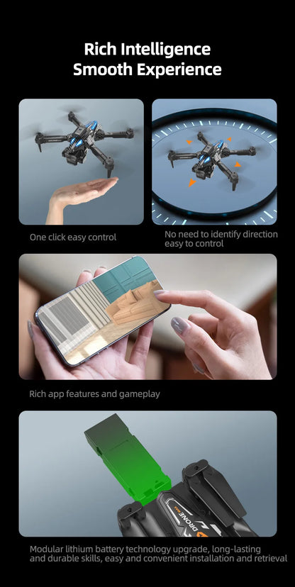 C10/E88 Drone 8K Professional Dual Camera 25min 360 Intelligent Obstacle Avoidance Four Axis Quadcopter Boy RC Toy VS K10 Dron