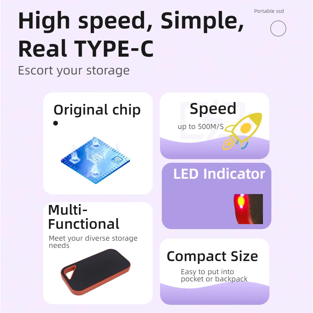 1-128TB Portable SSD 1TB 2TB HDD External Hard Drive Hard disk 2.5 USB 3.0 Electronic Solid State Drive HD for PC PS4 PS5 Games