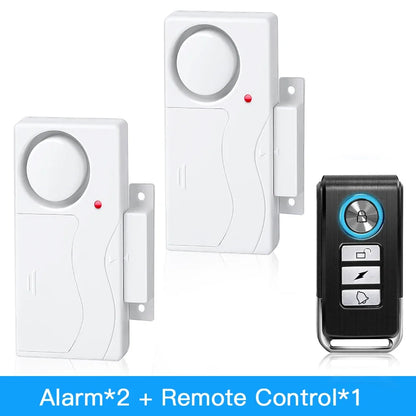 Camaroca Door Window Entry Security Wireless Remote Control Burglar Alarm Magnetic Sensor Alert System Security Protection
