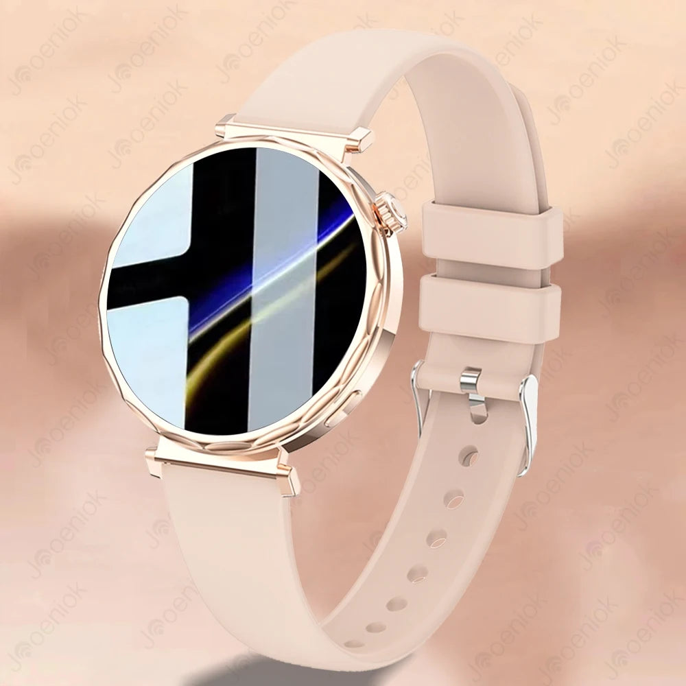 Fashion Women Bluetooth Call Smart Watch Watch AMOLED HD Screen Health Monitoring Waterproof Smartwatches 2025 New Android IOS