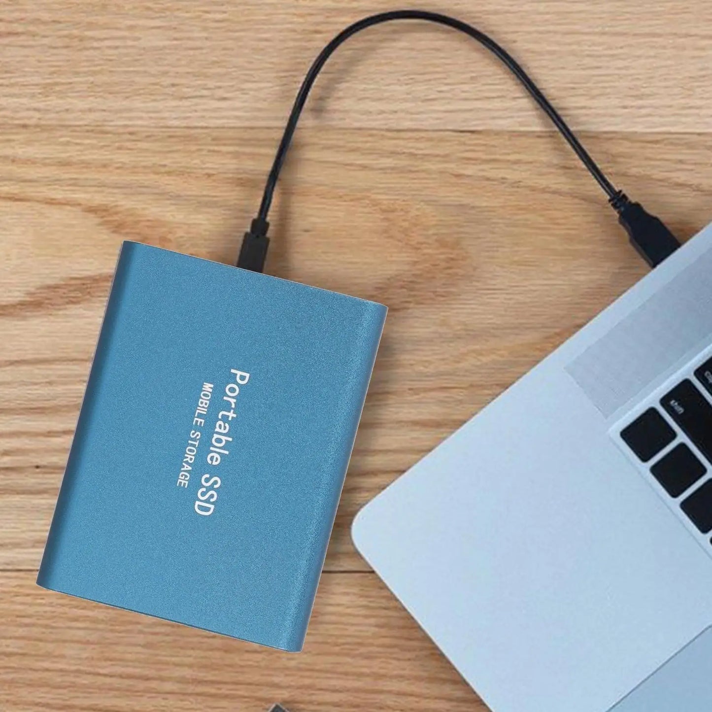 500GB Portable SSD High Speed External Hard Drive Portable Hard Drive Lightweight Design Mass Solid Drive for Phone Laptop