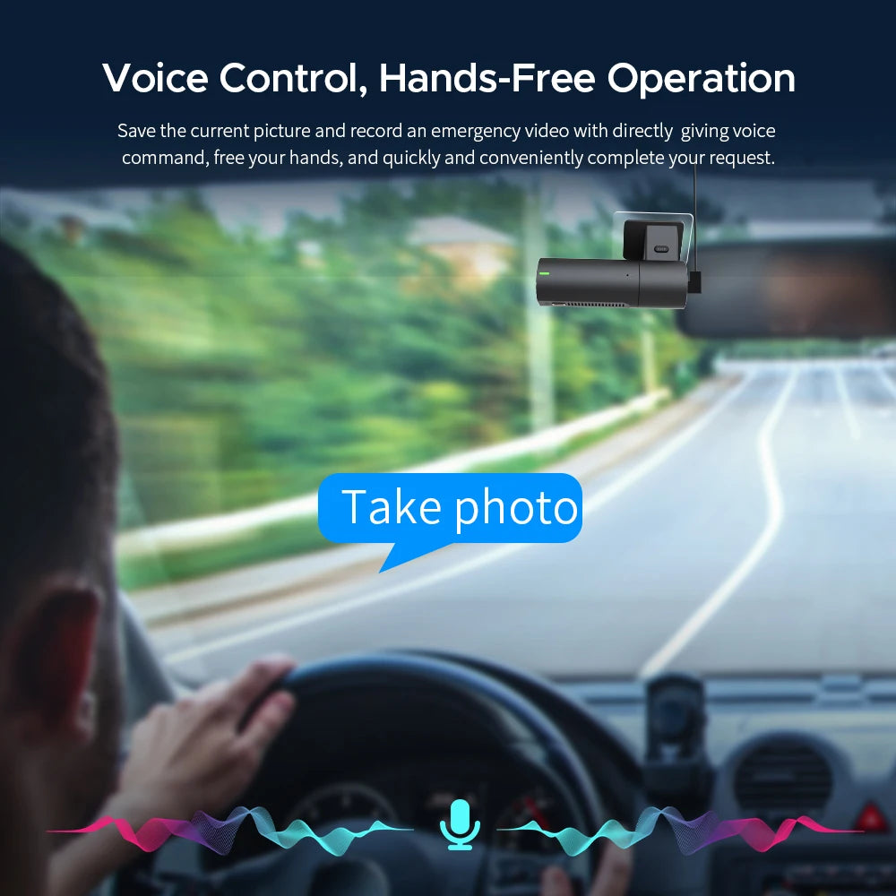 Dash cam KAWA D6 3K Video Recorder Car Dash Camera for AUTO, Car DVR Voice Control,Night Vision Dashcam 2025 New