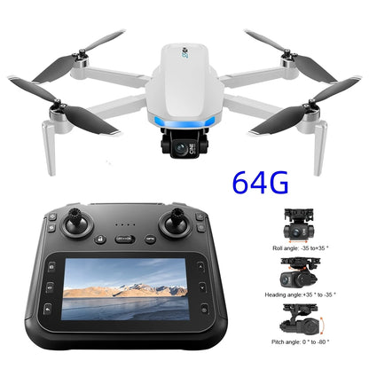 Mini Drone Professional 3-Axis Gimbal 5G WIFI GPS 8K Camera RC Drone with Screen Digital Relay Image Transmission Aerial UAV