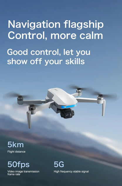 Mini Drone Professional 3-Axis Gimbal 5G WIFI GPS 8K Camera RC Drone with Screen Digital Relay Image Transmission Aerial UAV