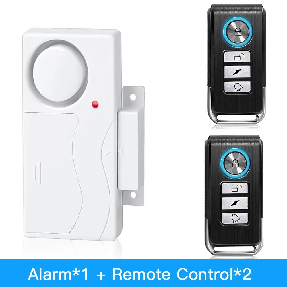 Camaroca Door Window Entry Security Wireless Remote Control Burglar Alarm Magnetic Sensor Alert System Security Protection