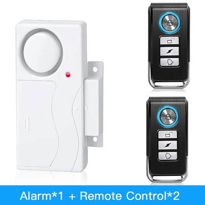 Camaroca Door Window Entry Security Wireless Remote Control Burglar Alarm Magnetic Sensor Alert System Security Protection