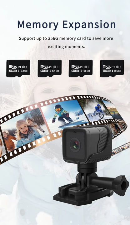 Mini Sport DV Action Camera HD 1080P Bike Motorcycle Helmet Camera Outdoor Video DVR Audio Recorder Dash Cam for Car Bicycle