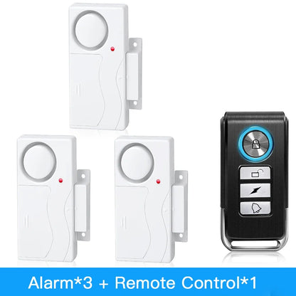 Camaroca Door Window Entry Security Wireless Remote Control Burglar Alarm Magnetic Sensor Alert System Security Protection