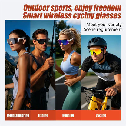 2025 Smart Glasses Cycling Sunglasses For Men Cycl Glasses Mountain Bicycle Goggles Women Outdoor Sports Running UV400 Eyewear