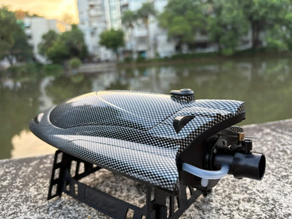 Remote Control Off-Road Boat Model Eddy Current Jet high-Speed Remote Control Speedboat 15-20km/hH156 with Lights Off-Road Speed