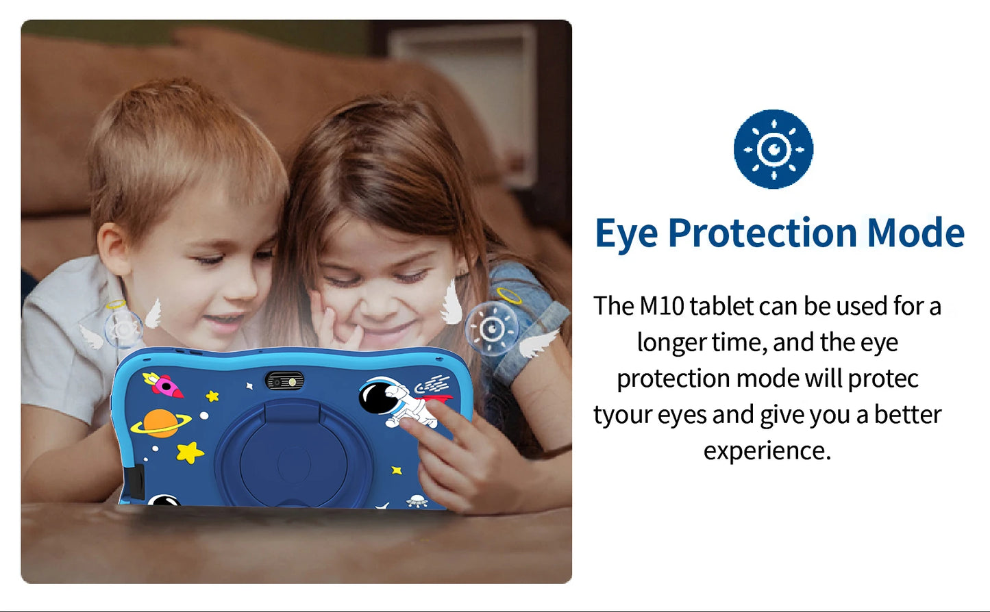 7 Inch Kid Tablet 4GB RAM 64GB ROM Android 13 Wi-Fi Battery Dual Camera Children's Gift Kids Software