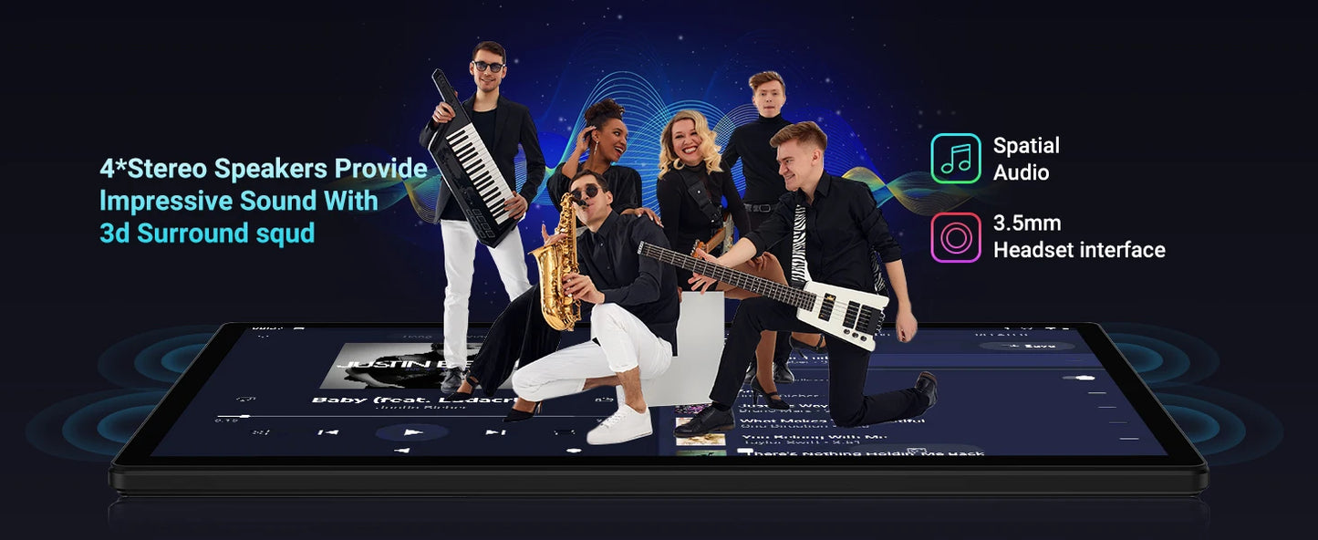 Latest  Large Screen 14 Inch Tablet Pc Android 14 tablet 16+512GB Phone Call BT 5G WiFi Pad For Educational/Sheet music/Kitchen