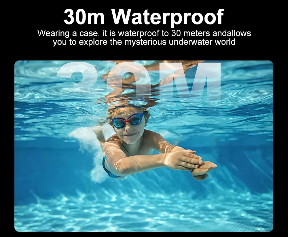 5K Action Camera 2.0'' Touch Screen 170° 30M Waterproof 5X Zoom WiFi Sport Camera With 2 in 1 Remote Control