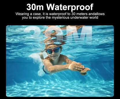 5K Action Camera 2.0'' Touch Screen 170° 30M Waterproof 5X Zoom WiFi Sport Camera With 2 in 1 Remote Control