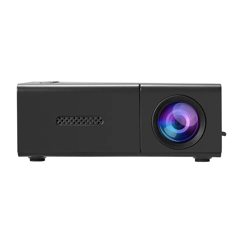 Smart Mini Portable Projector, 180° Adjustable Angle, Compatible, USB, Smartphone, TV Box, Laptop-for Movies and Presentations