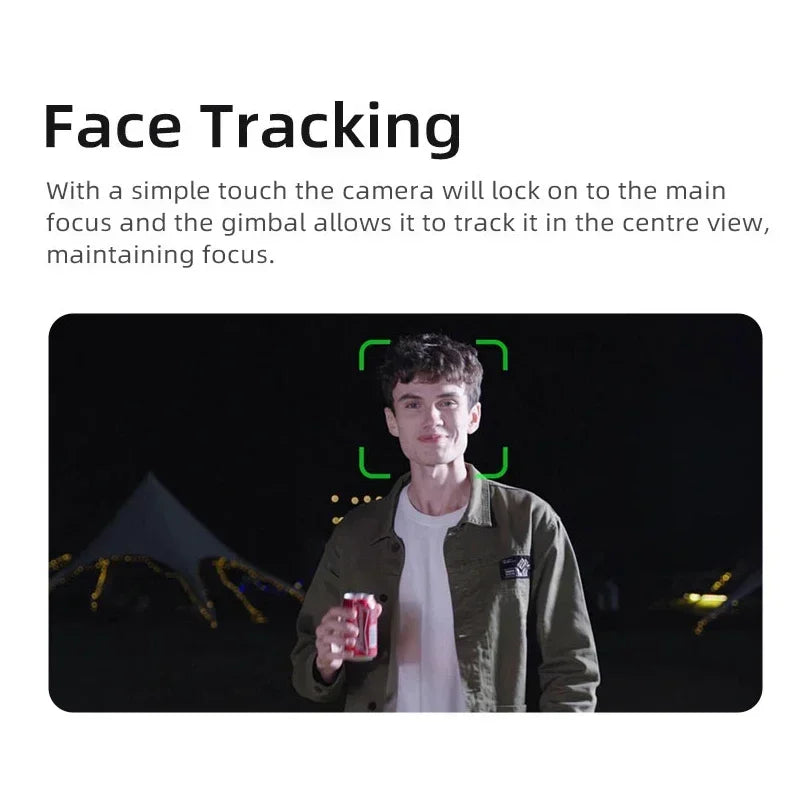 M5 Vlog Action Camera 5K 30fps/ 4K 60fps 3-Axis Anti-shake Digital Video Camcorder 180° Rotation Lens 3.5"Screen Face Tracking