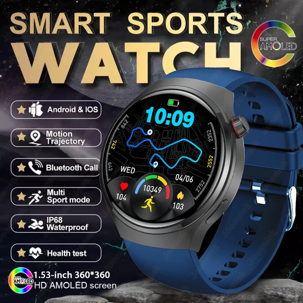 2025 New Fashion Ladies Smart Watch Full Screen Touch Health Monitoring Waterproof Blue Call Smartwatches Android IOS
