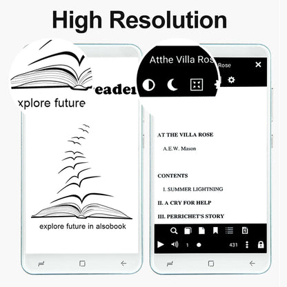 5.0-Inch E-Book Reader Built-in Speaker 5M Camera E-Reader with Handwriting Tablet for Extracurricular Learning Audio Video PDF