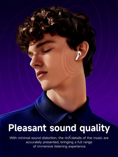 EW72 TWS Wireless Earbuds Touch Control LCD Screen Earphone with ENC Noise Cancelling Super Bass Premium Sound Long Battery