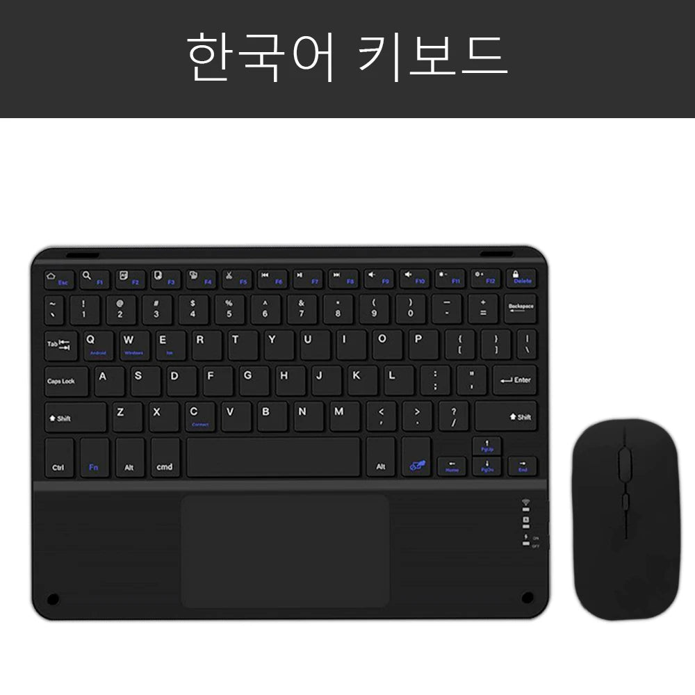 Bluetooth Wireless Keyboard Android IOS Windows Black Keyboard And Mouse Extra Long Standby Tablet Keyboard IPad Keyboard