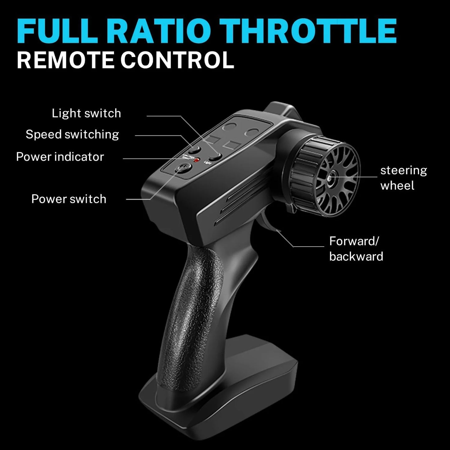 RC Cars 1:24 Remote Control Car 20KM/H 4WD High Speed RC Drift Car with LED Lights Extra Drifting Tires Vehicles for Adults Kids