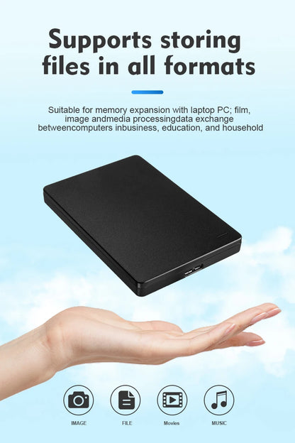 Portable HD External Hard Drive, 320GB, 500GB, 1TB, USB 3.0, HDD for PC, MacBook, PS4, PS5, 2.5"