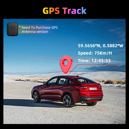 4K Dash Cam 10.26 inch Carplay & Android Auto Car DVR Video Recorder Dahscam Camera 5G Wifi GPS Navigation FM AUX 360 ° Rotation