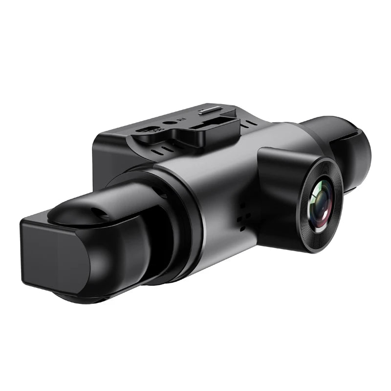 Dashcam Car Front and Rear 1080P 2inch IPS4-Channel Recording Video Recorder Car 4 Cameras Night Vision Recorder Black Box