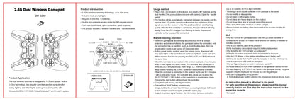 Gaming Controller Car Wireless FOR Model Y/3 Usb Connection Full Area Joystick Anti Slip Double Person Tv Computer Pc gamepad