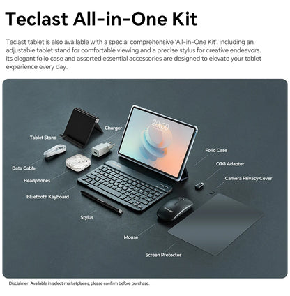 Teclast P30T Android 14 Tablet, 10.1 Inch 1280X800, 10Gb Ram (4Gb+6Gb Expansion), 128Gb Rom(Support Tf 1Tb)