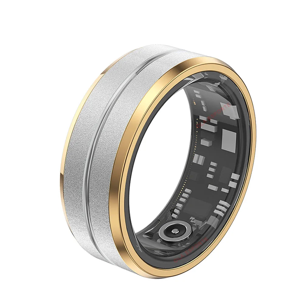 NEW Smart Ring Military Grade Titanium Steel Smart Rings for Women Men Health Monitoring IP68 & 5ATM Waterproof Multi-sport Mode