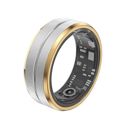 NEW Smart Ring Military Grade Titanium Steel Smart Rings for Women Men Health Monitoring IP68 & 5ATM Waterproof Multi-sport Mode