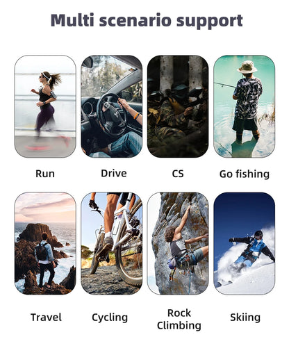 FHD Sports Video Recorder Glasses Mini Action Camera Portable Smart Cam Sunglasses Wearable Bodycam  Driving Bike Riding Outdoor