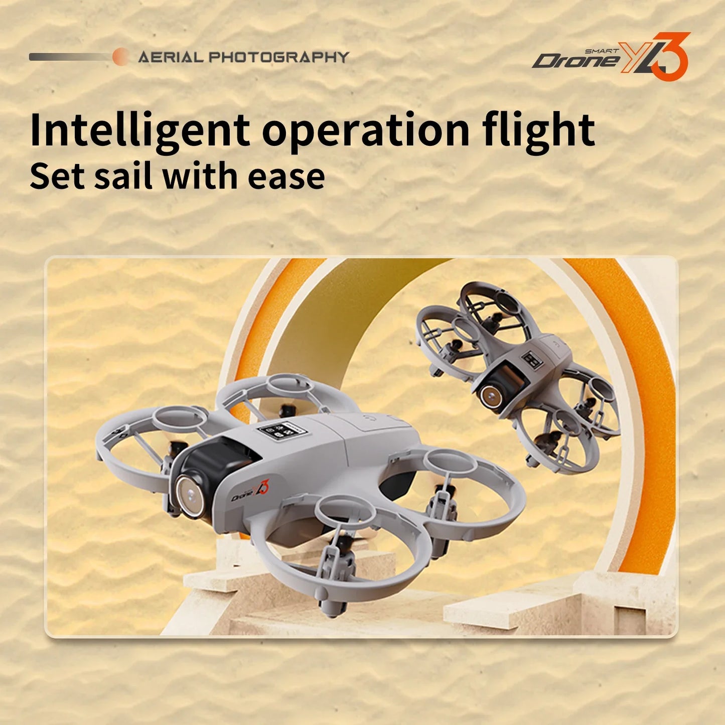 Xiaomi Dual Camera Drone YL3 Aerial Photography Aircraft 5G WIFI Brushless Motor Remote Control Optical Flow Hover Aircraft Gift