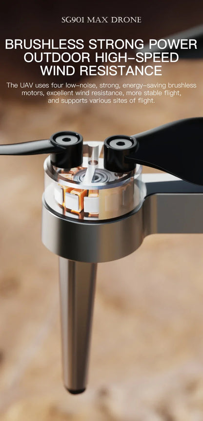 SG901MAX GPS Drone 8K Professional HD Dual Camera 5G WIFI With Screen 360°Obstacle Avoidance Brushless Foldable Quadcopter Drone