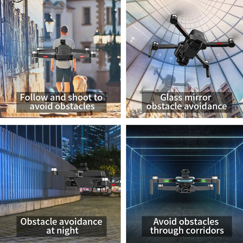 New N800 Pro2 GPS Drone Professional 8K HD Camera With Obstacle Avoidance 3-Axis Gimbal Brushless 5G WIFI FPV RC Dron Quadcopter