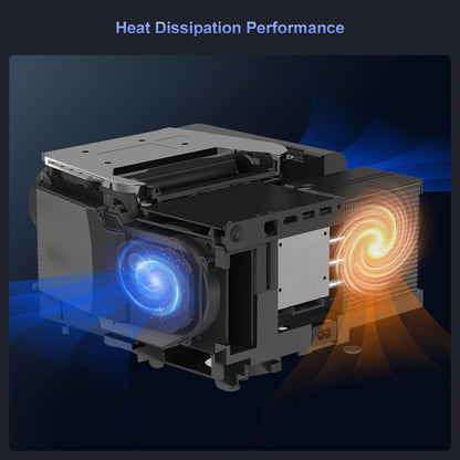 Touyinger Q12W PRO Full HD 1080P Projector 4K 2800 ANSI Android 12 Cinema Beam Projector for Home Education Conference Video