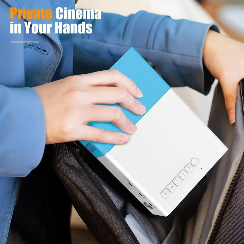 New Projector for Home Use 4K Ultra HD Mobile Phone Wall Projection, Dormitory, Bedroom, Living Room, Home Cinema Projector