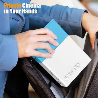 New Projector for Home Use 4K Ultra HD Mobile Phone Wall Projection, Dormitory, Bedroom, Living Room, Home Cinema Projector