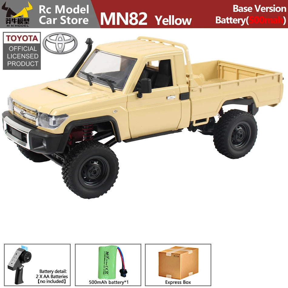 MN MODEL 1/12 4WD Remote Control Diving Off-road Car Climbing Truck All Terrain Vehicle Rock Crawler Wading Pickup Toy for Adult