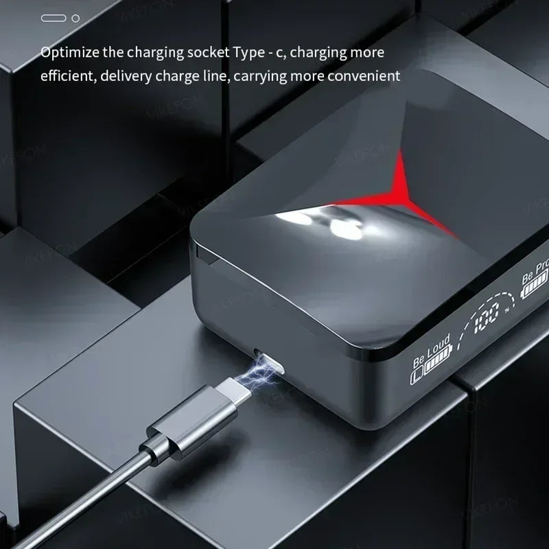 TWS M90 Wireless Headphones Gaming Earphone Bluetooth 5.3 Sport Earbuds with Mic Wireless Headset For iPhone 16 15 14 13 Xiaomi