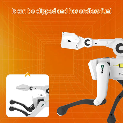 RC Mechanical Dog Multifunction Electric Intelligent Robot Dog with Turret Educational Toy Bionic Smart Robot Toy Gift ﻿