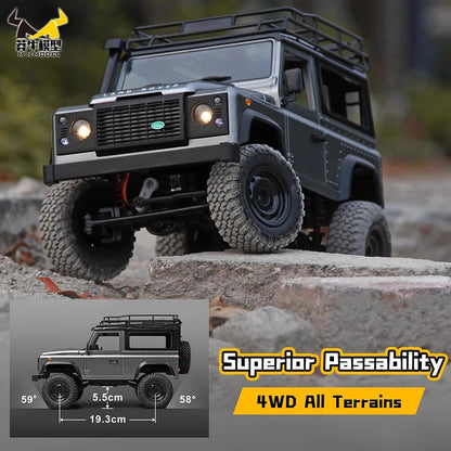 Official Licensed 1/12 4WD Off-Road RC Car MN98 Mn99S 2.4G Remote Control SUV Version Electric Climbing Car Model Toys for Kids