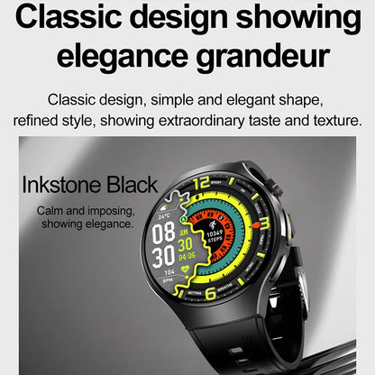 LED Outdoor Smart Watch Men 100+Sports Mode 1.53 360*360 HD AMOLED Screen LED Flashlight IP67 Waterproof Voice Call Smartwatch