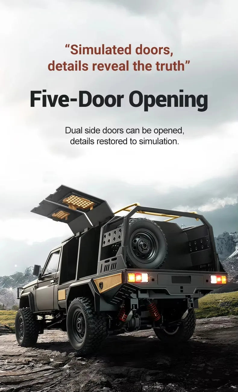 MN MODEL 1/12 4WD Remote Control Diving Off-road Car Climbing Truck All Terrain Vehicle Rock Crawler Wading Pickup Toy for Adult