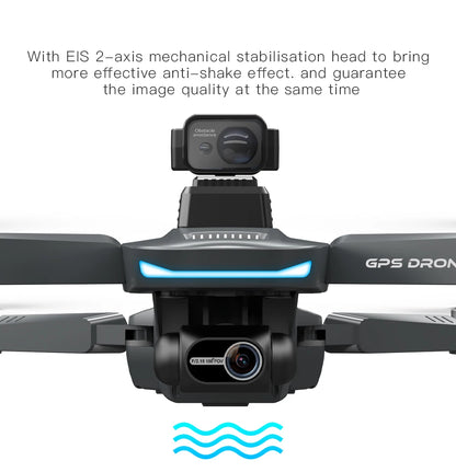 8K Professional Drone Dual Camera Obstacle Avoidance Flyer 2 Axis Gimbal Brushless Helicopter GPS RC Toys New L200 PRO MAX
