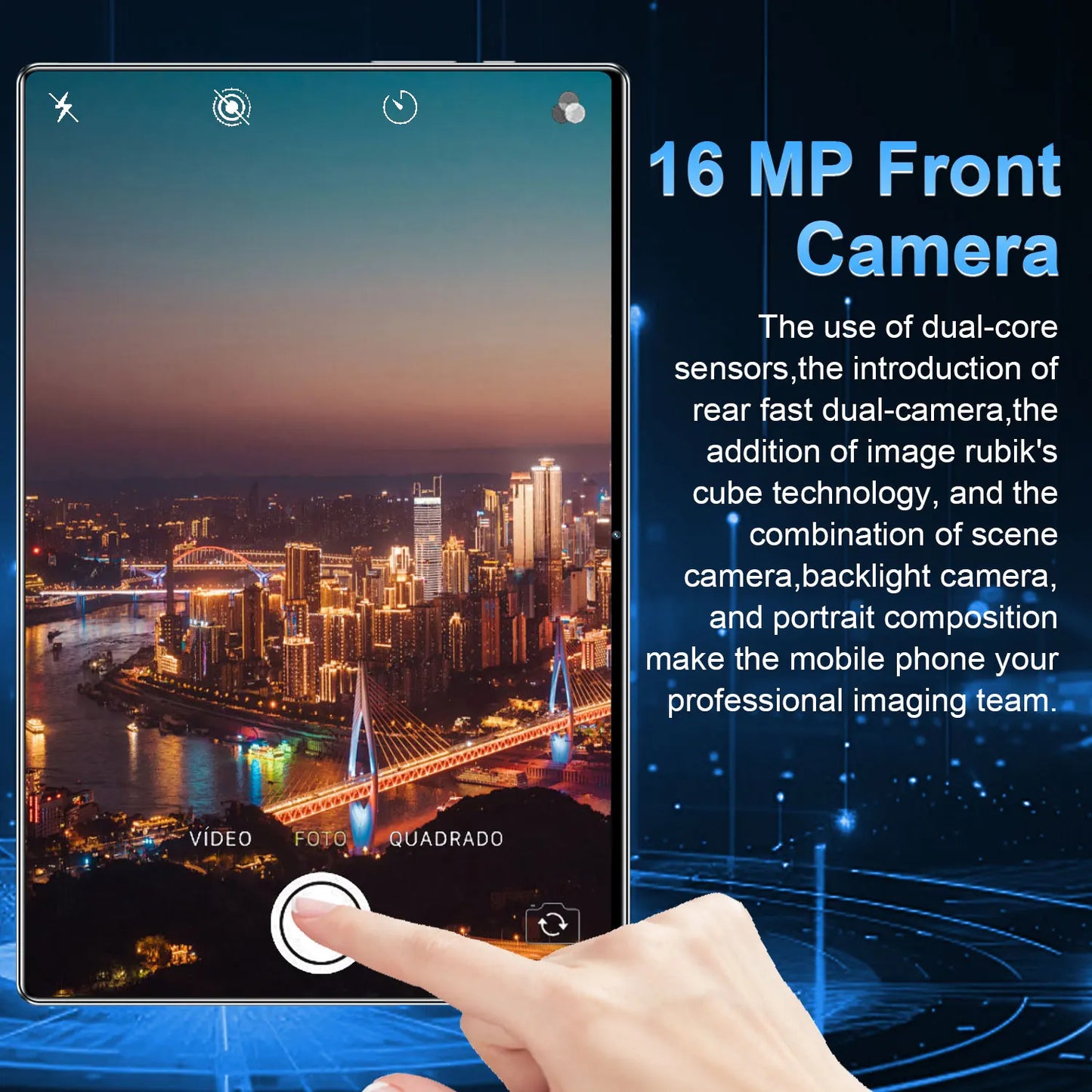 2025 Tablet Android 20000mAh 10.36 inch Global Version 22GB+2TB New Network 14 Core Android 13.0 Wifi Tablet