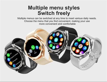 Outdoor GPS Sports Bluetooth Call Smartwatch Men's AMOLED HD Screen AI Voice Assistant 24 Hours Heart Rate Monitoring Smart Wach